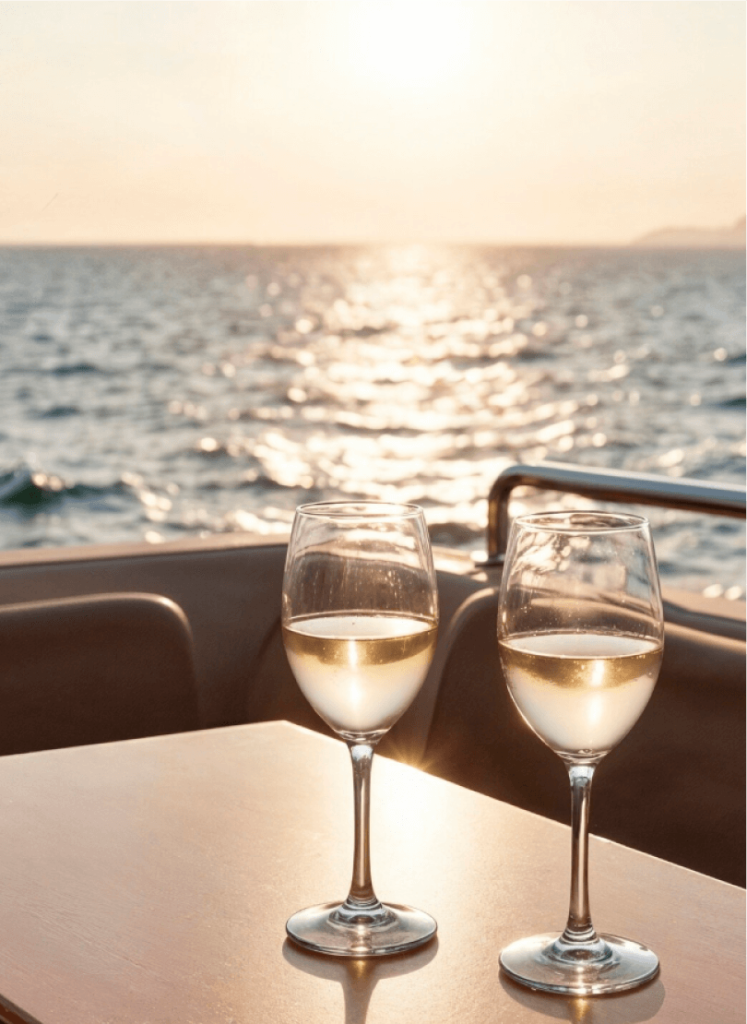 Apéro à bord Exclusive Yachting Exclusive